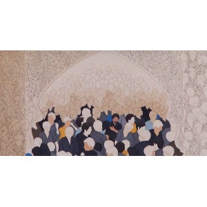 M. Ali Supro, 13 x 6 Inch, Gouache on Wasli, Miniature Painting, AC-MASP-006